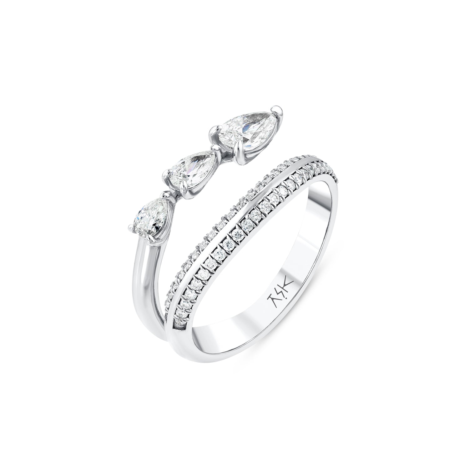 0,80 Karat Pırlantalı Özel Tasarım Yüzük