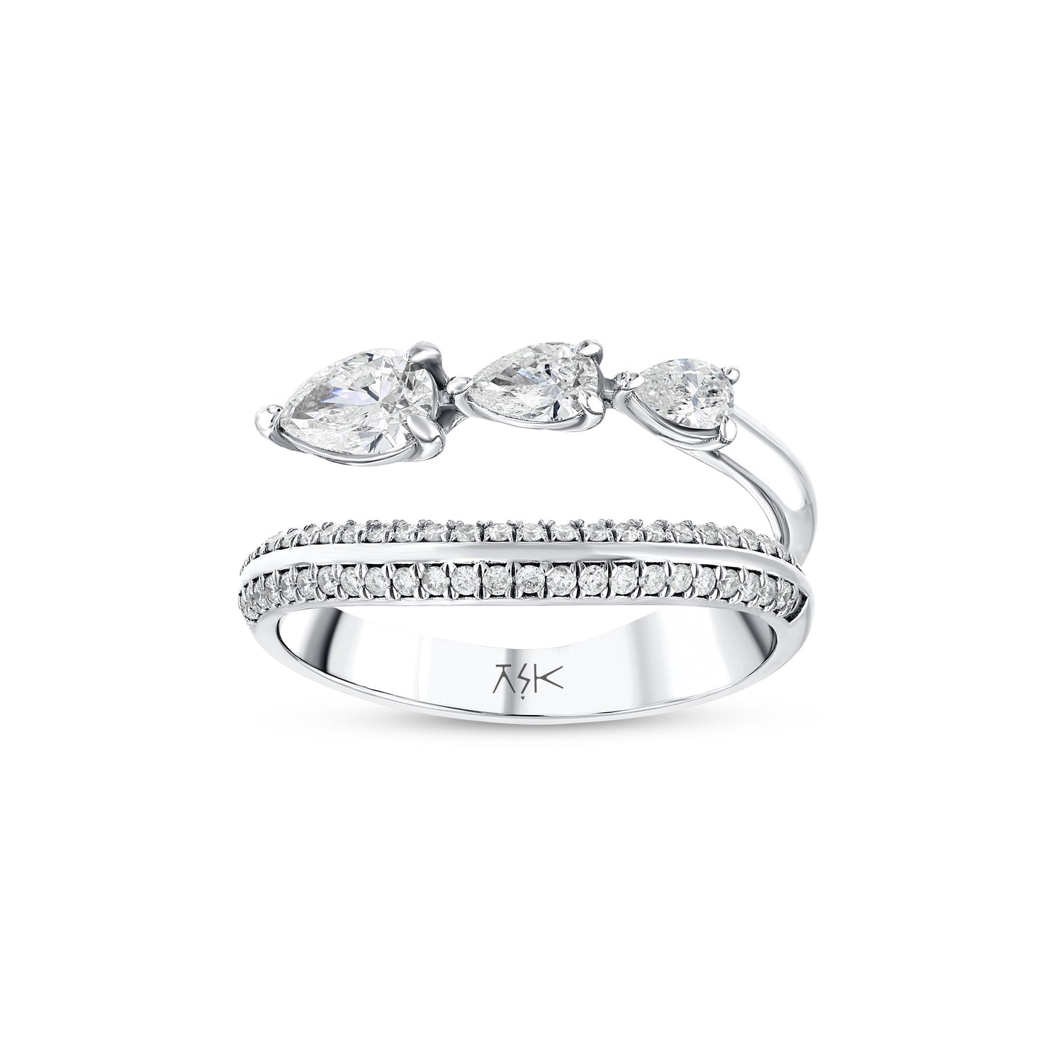 0,80 Karat Pırlantalı Özel Tasarım Yüzük