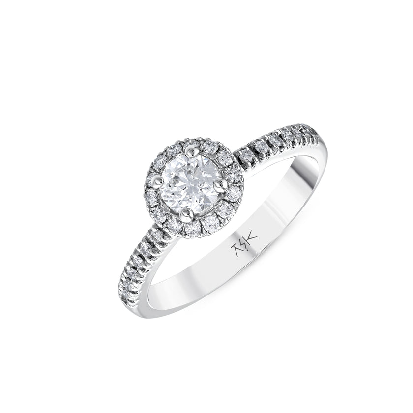 0,75 Karat Pırlanta Tektaş Yüzük