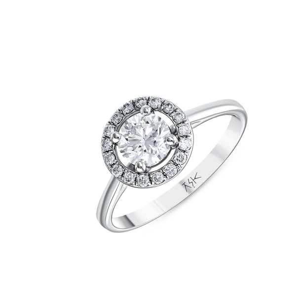 0,90 Karat Pırlanta Tektaş Yüzük